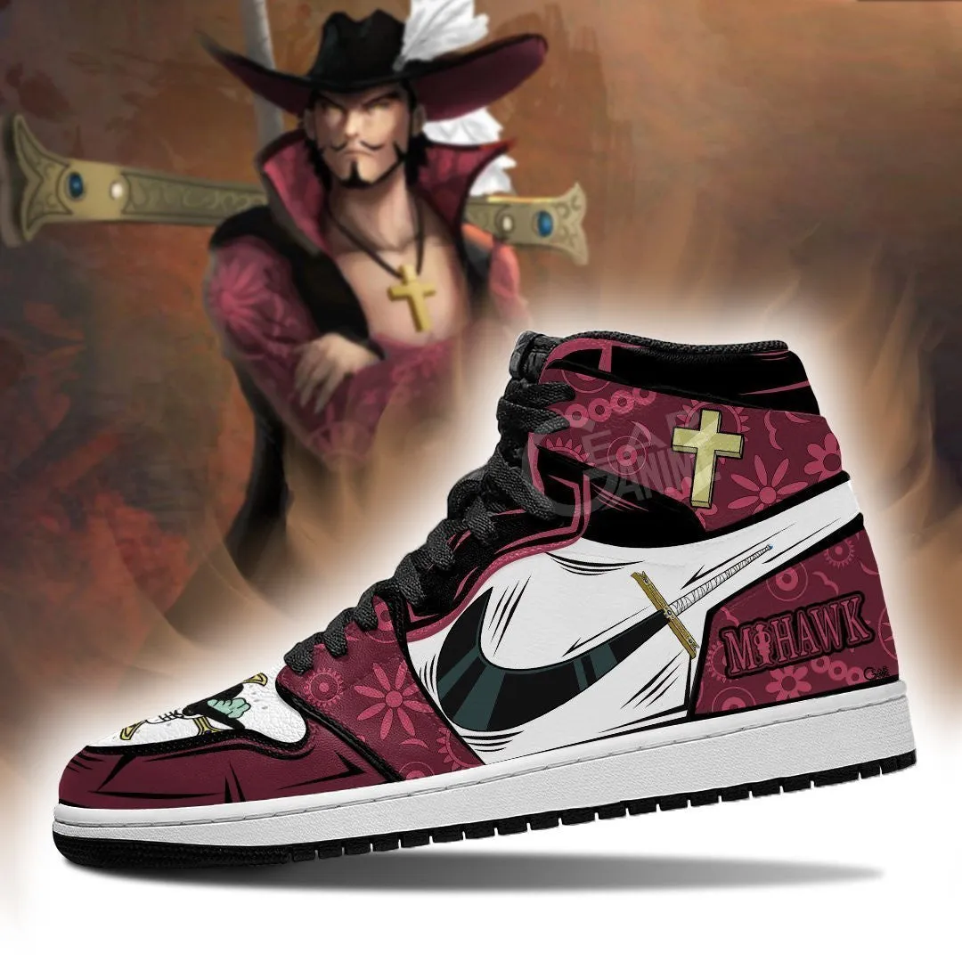 Dracule Mihawk Sword Sneakers Custom Anime OP Shoes