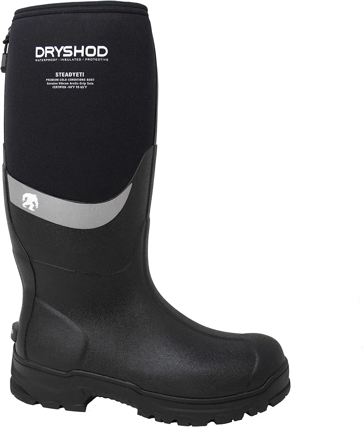 Dryshod Men's Steadyeti Hi Pull On Boots Mid Calf - Black