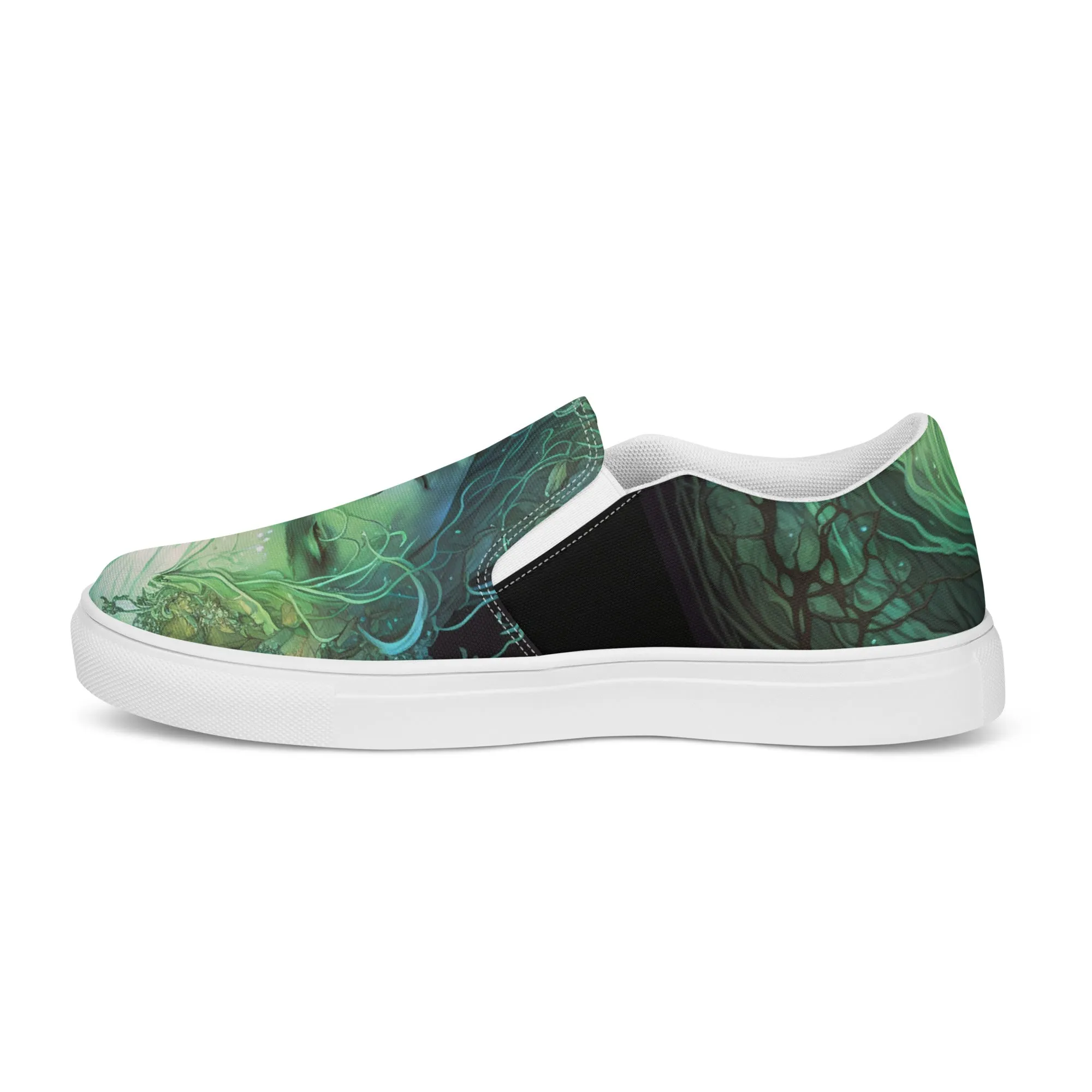 Earth Goddess #2 Men’s slip-on Slides canvas shoes