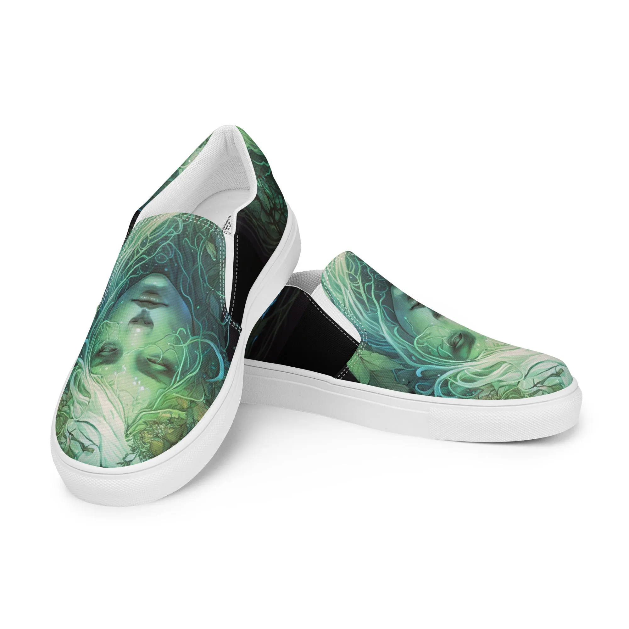 Earth Goddess #2 Men’s slip-on Slides canvas shoes