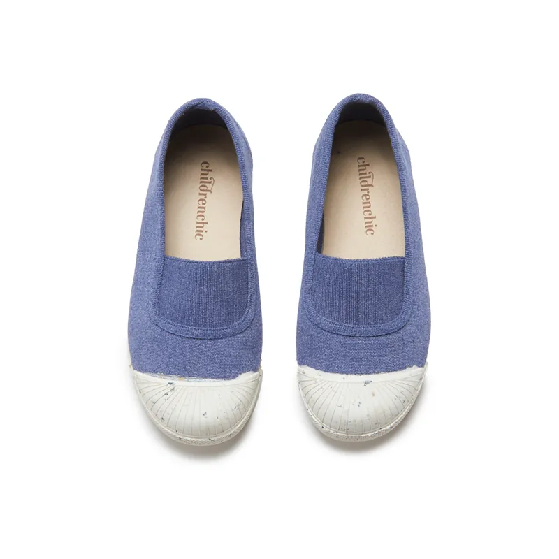 ECO-Friendly Canvas Slip-on in Denim Blue by childrenchic