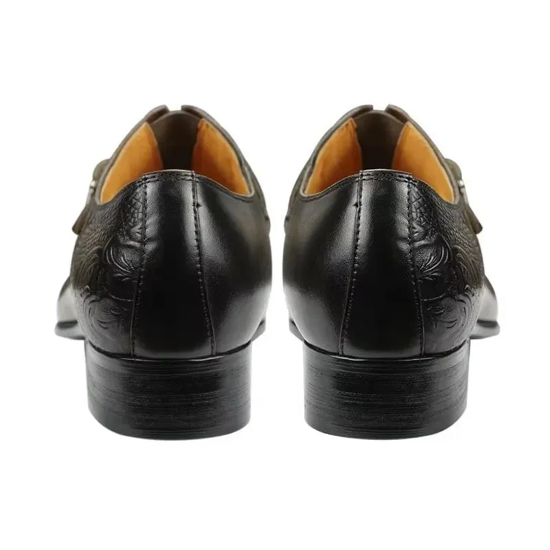 Elegant LuxeLeather Genuine Leather Wedding Brogue Shoes