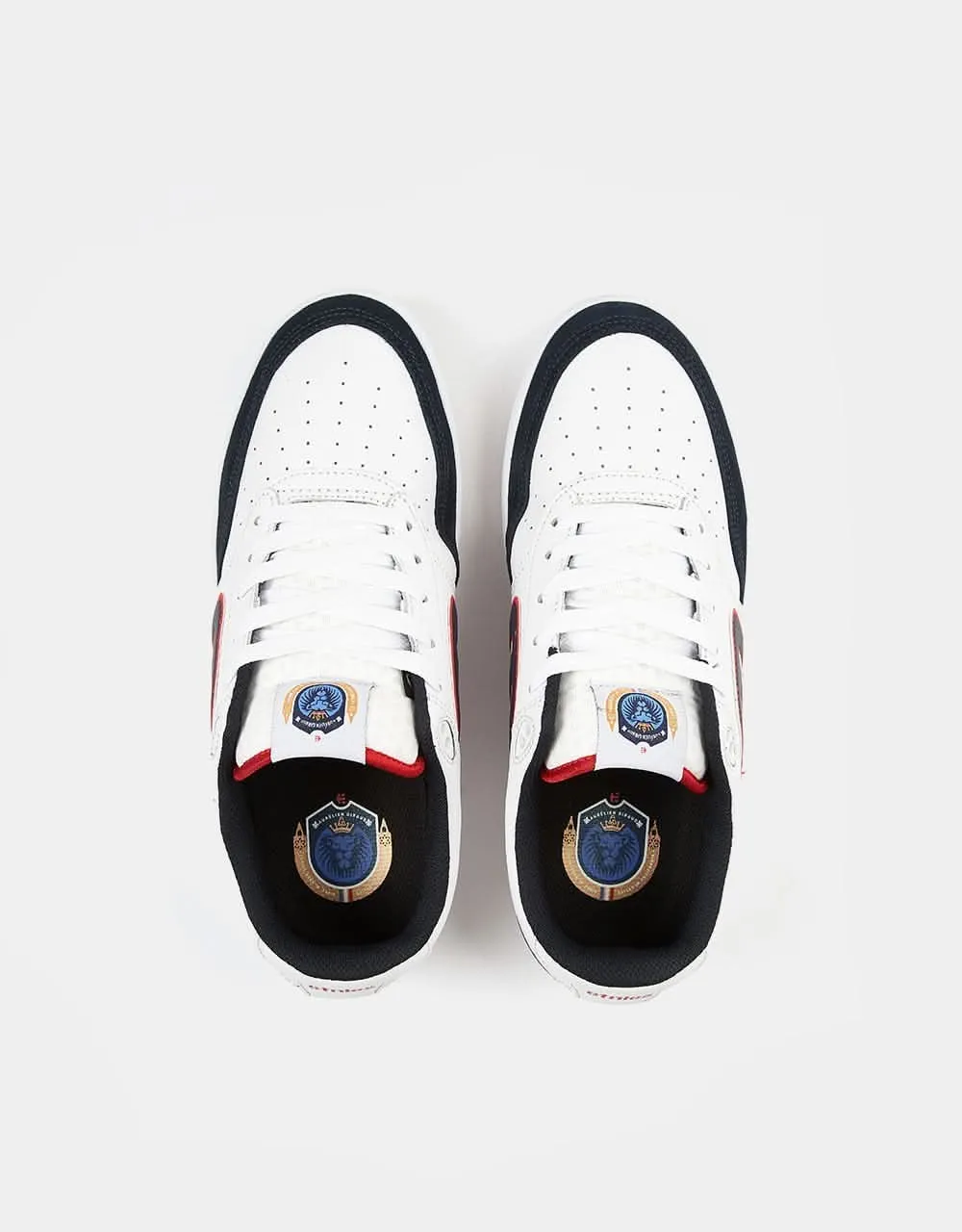 Etnies x Michelin The Aurelien Skate Shoes - White/Navy/Red