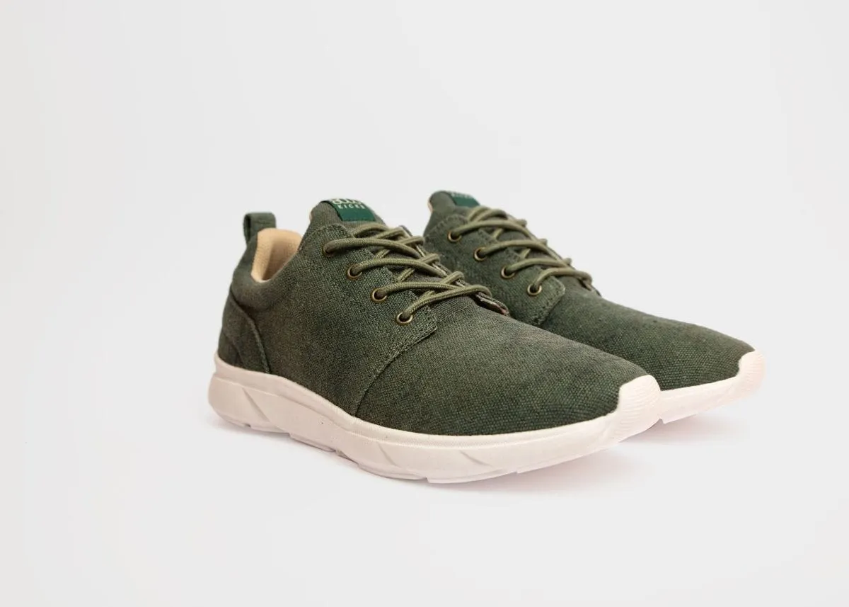 Explorer V2 Women's Vegan Hemp Sneakers | Dark Green