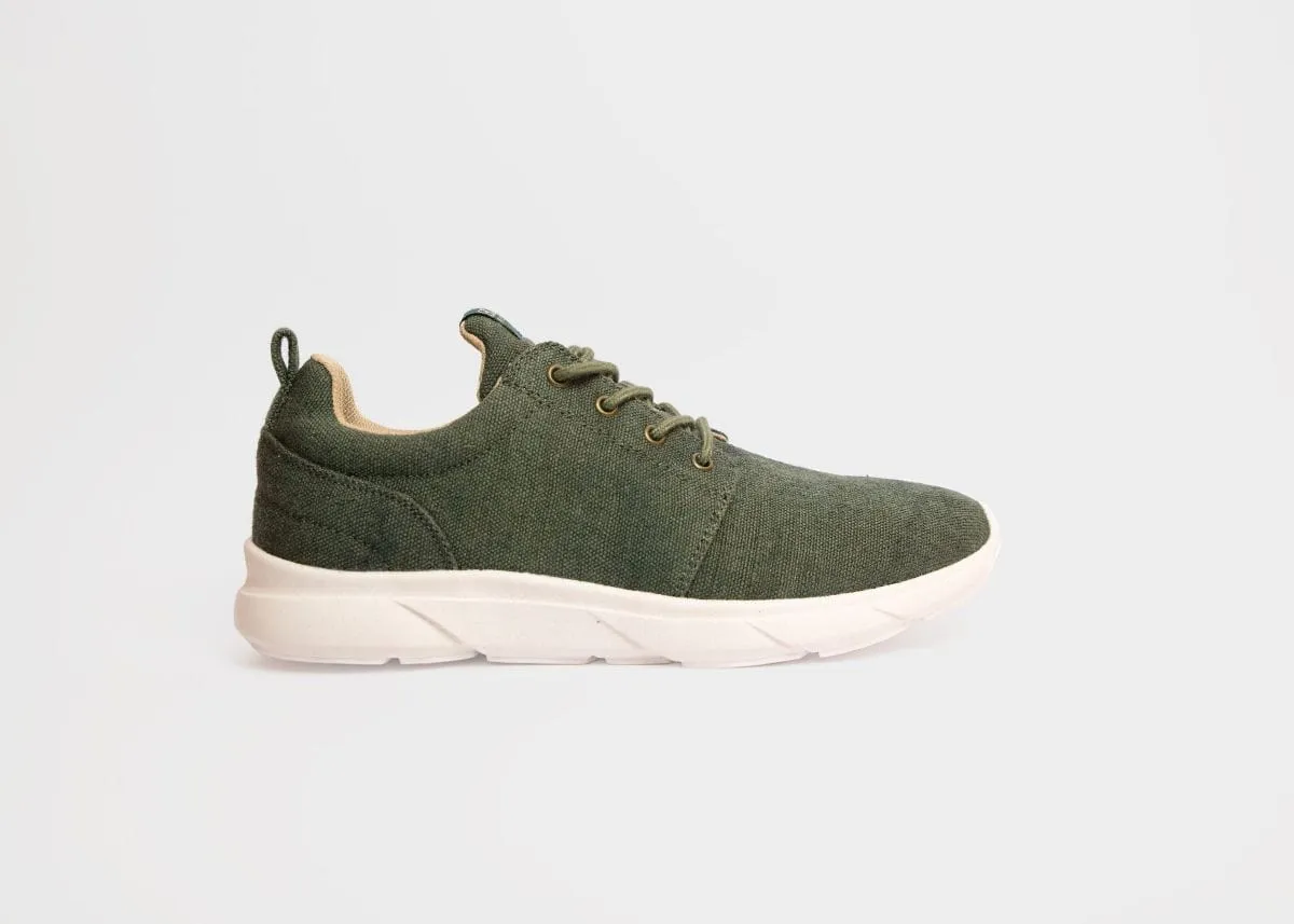 Explorer V2 Women's Vegan Hemp Sneakers | Dark Green