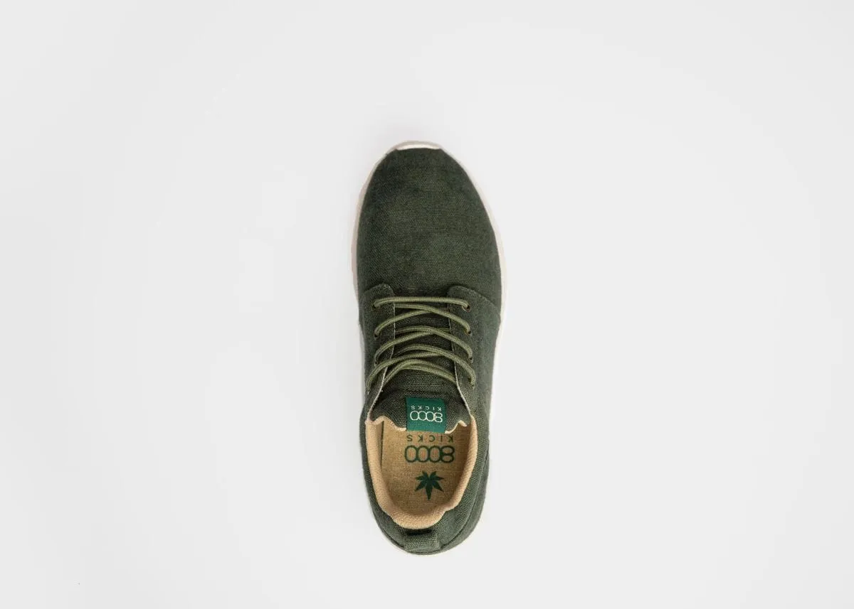 Explorer V2 Women's Vegan Hemp Sneakers | Dark Green