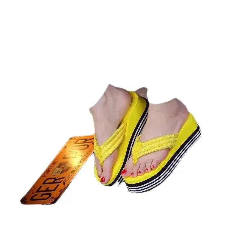 Fashion Outside Wear Beach Non-slip Platform Slippers