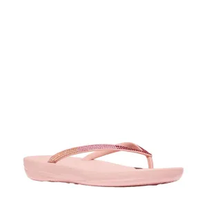 FitFlop Women's Iqushion Ombre Sparkle Flip-Flops Soft Blush/Wild Raspberry