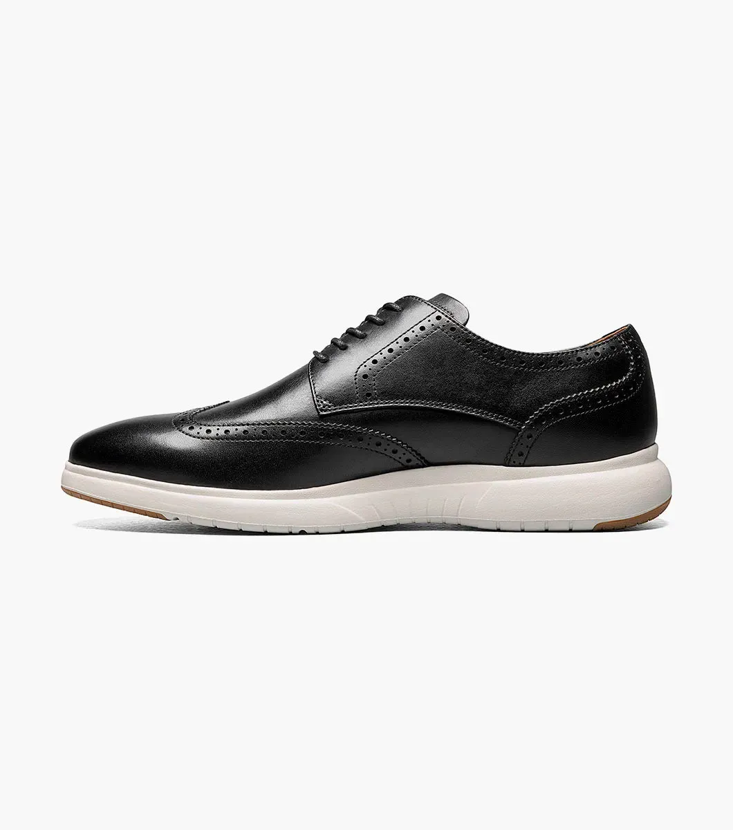 Florsheim Dash Wingtip Oxford Sneaker Shoe (Wide Width) - Black