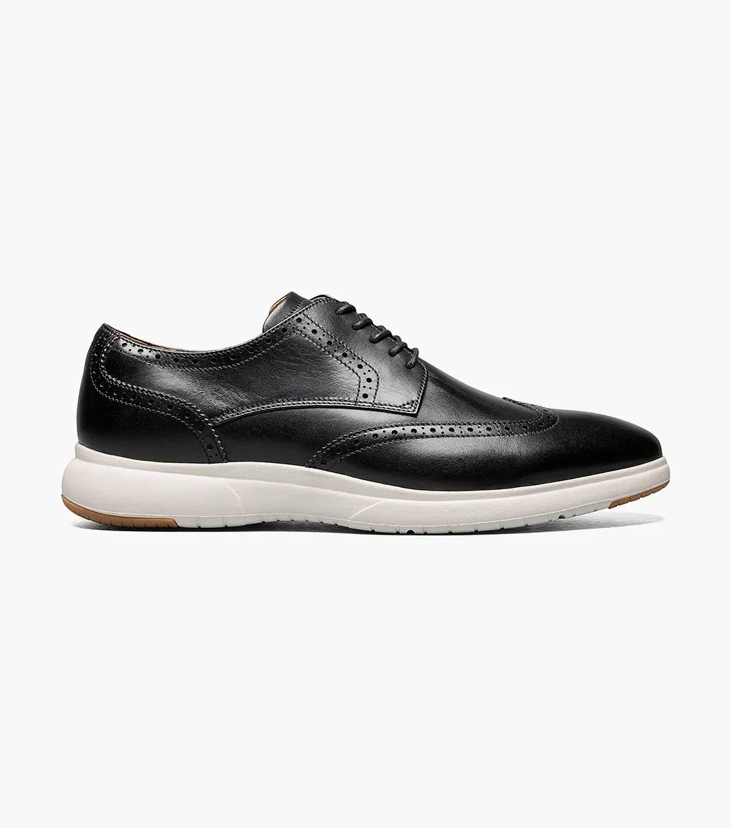 Florsheim Dash Wingtip Oxford Sneaker Shoe (Wide Width) - Black