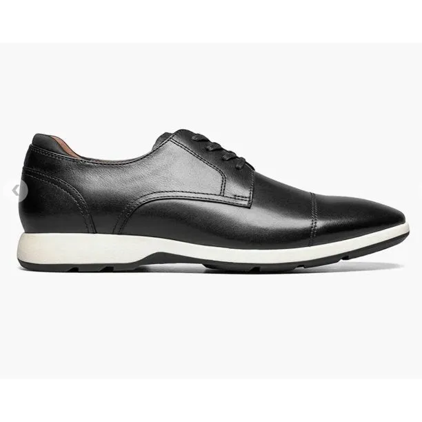 Florsheim Transit Cap Toe Oxford Black Shoe