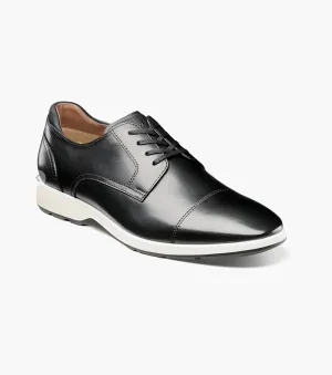 Florsheim Transit Cap Toe Oxford Black Shoe