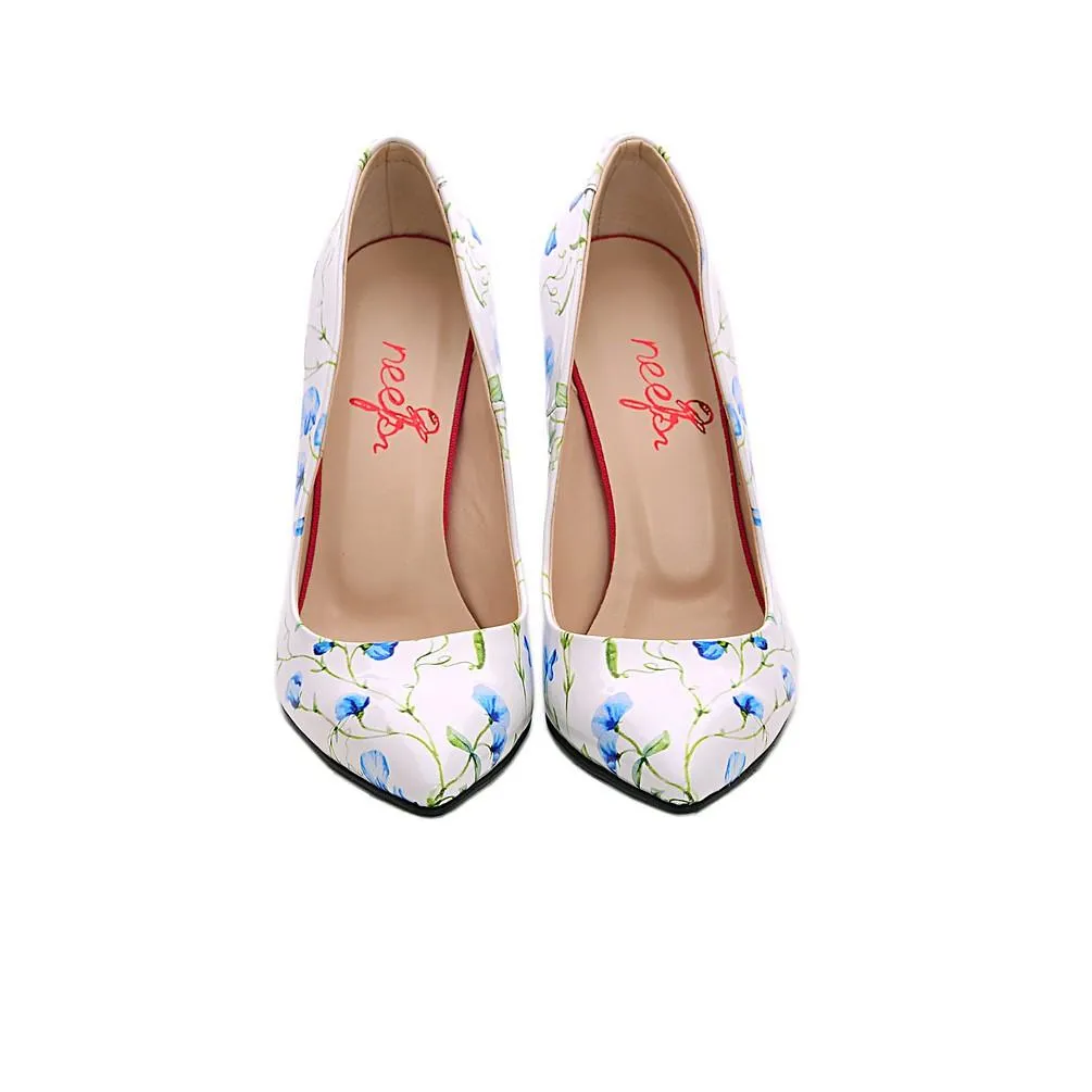 Flowers Heel Shoes NBS108