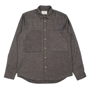 Folk Work Shirt - Slate Multi Twill