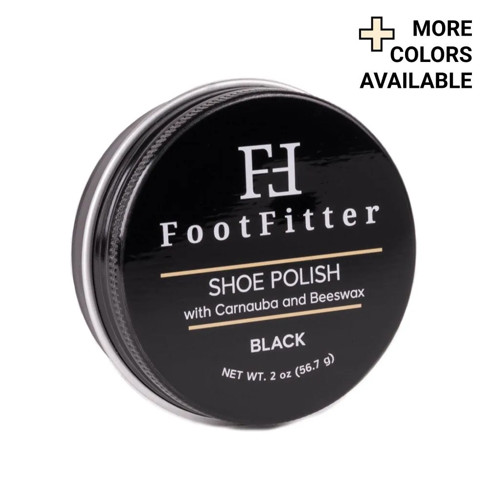 FootFitter Shoe Polish with Carnauba and Beeswax