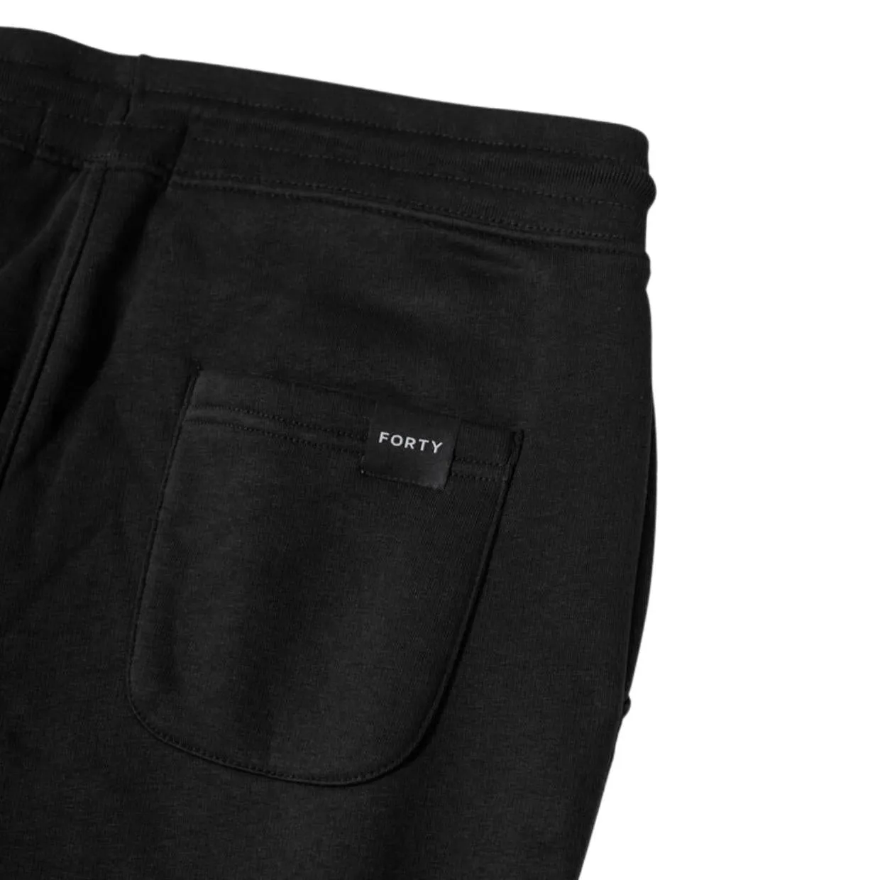 Forty Owens Black Jogging Bottoms