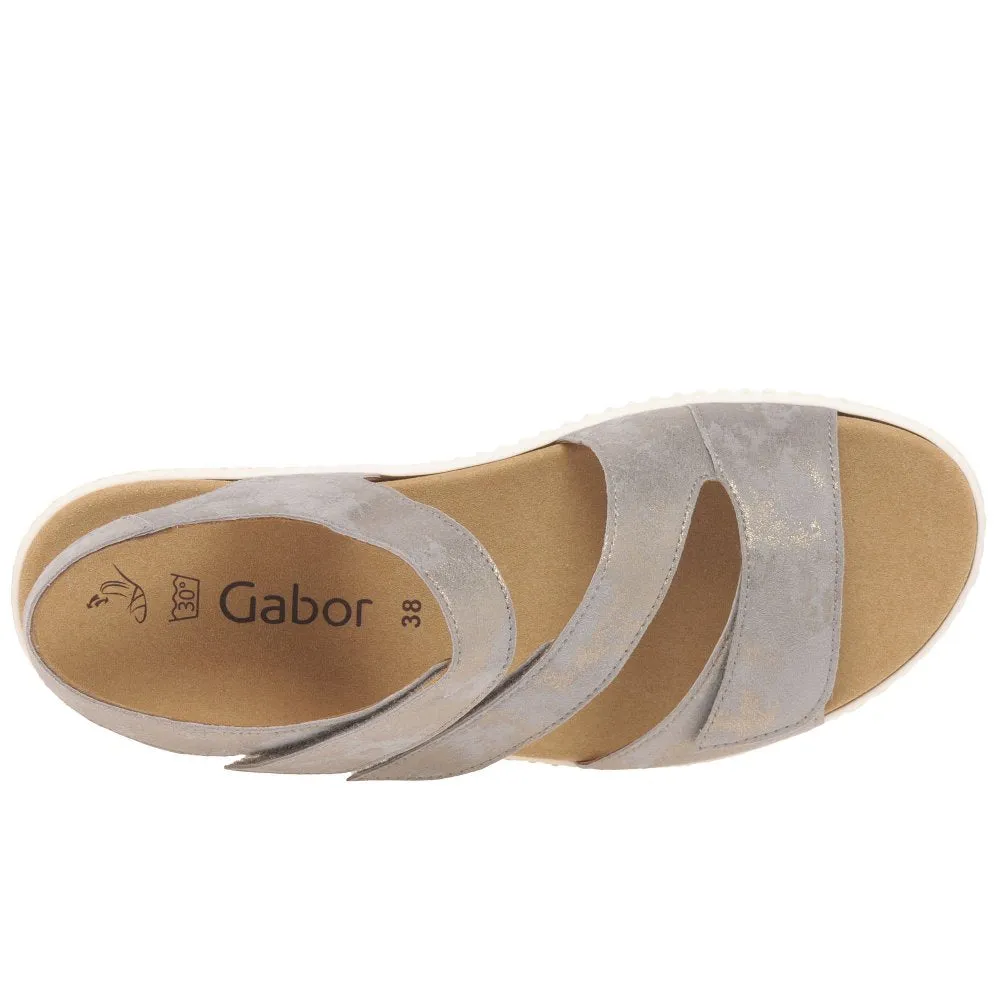 Gabor Sandal 43.600.62 Mushcel Metallic