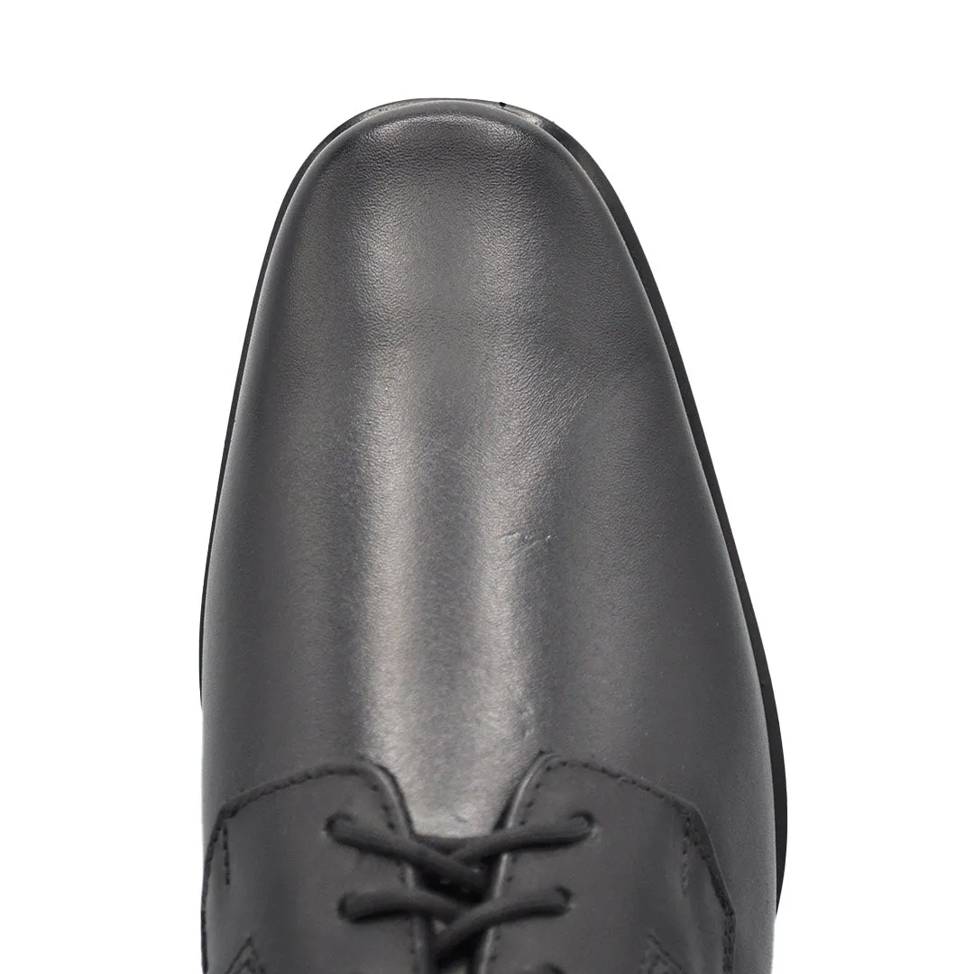 Gavel Oscar Lambskin Black Leather Shoes