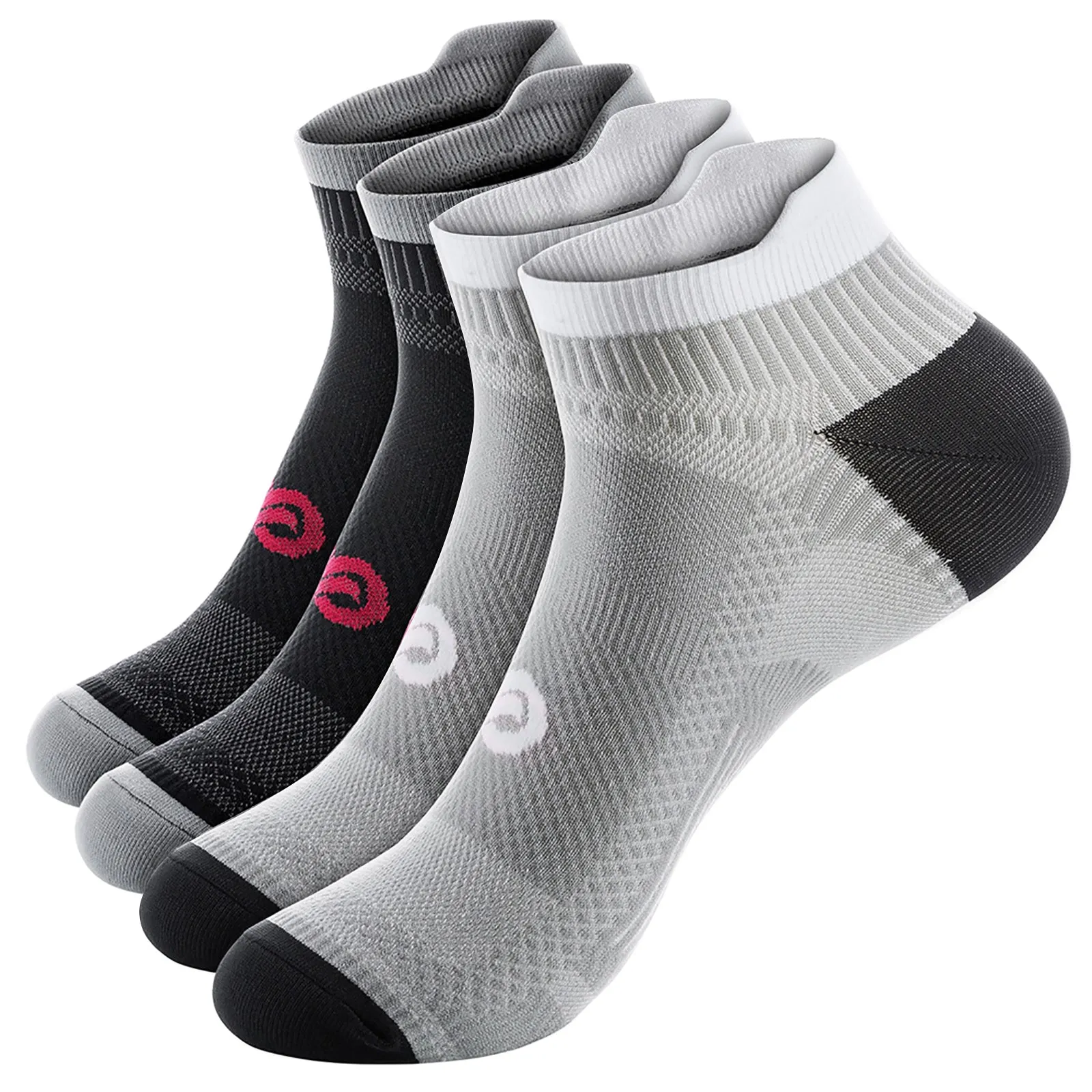 GECKOMAN x PAPLUS Ankle Compression Running Sock 2-Pairs