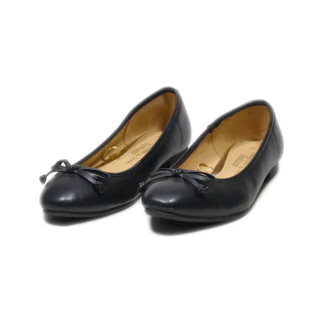 George Fabulous Mid-Heel Shoes Leather Black Colour For Women