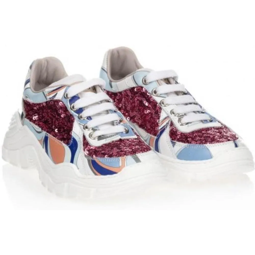 Girls Glitter Trainers