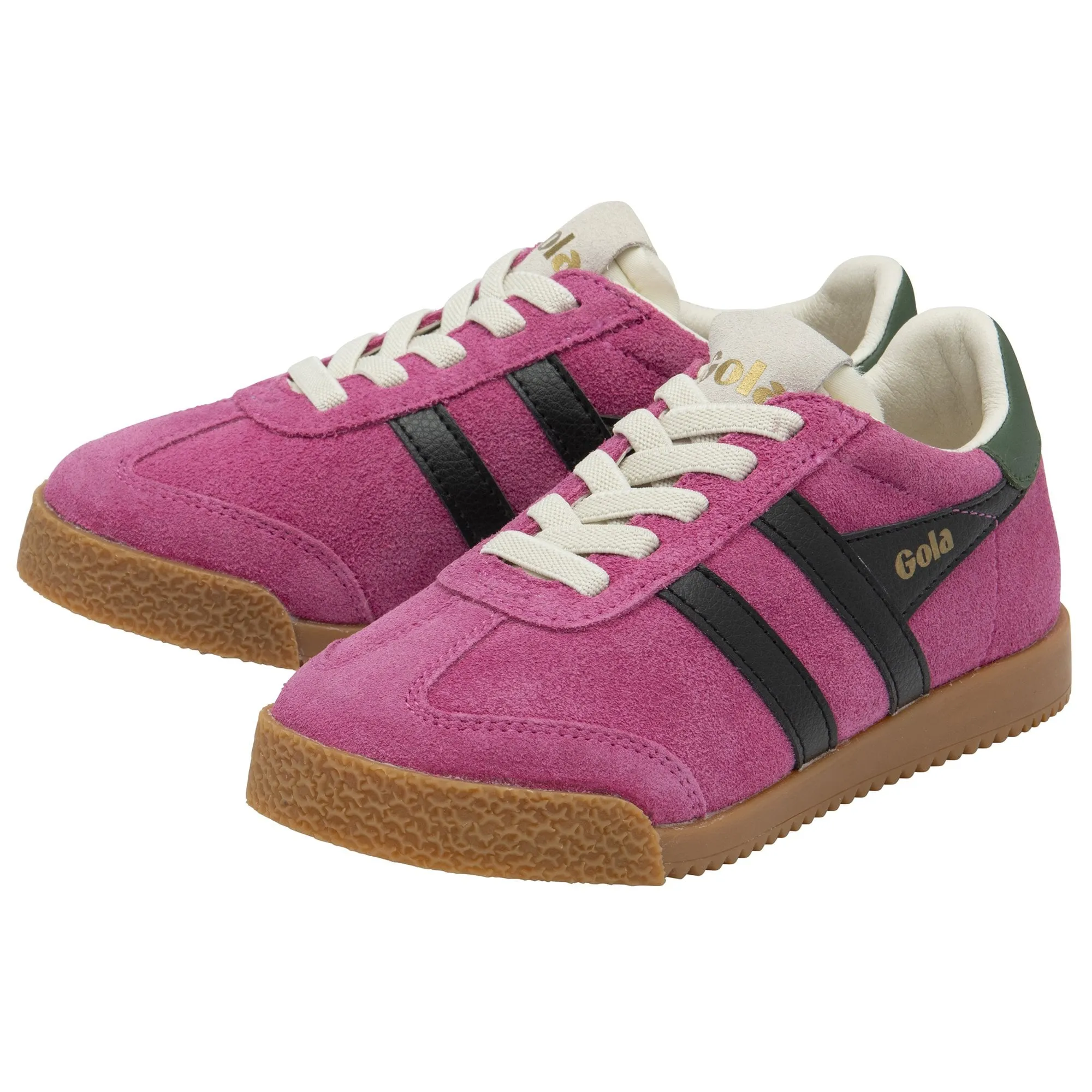 Gola Girls Elan Trainer Fuchsia/Black/Evergreen