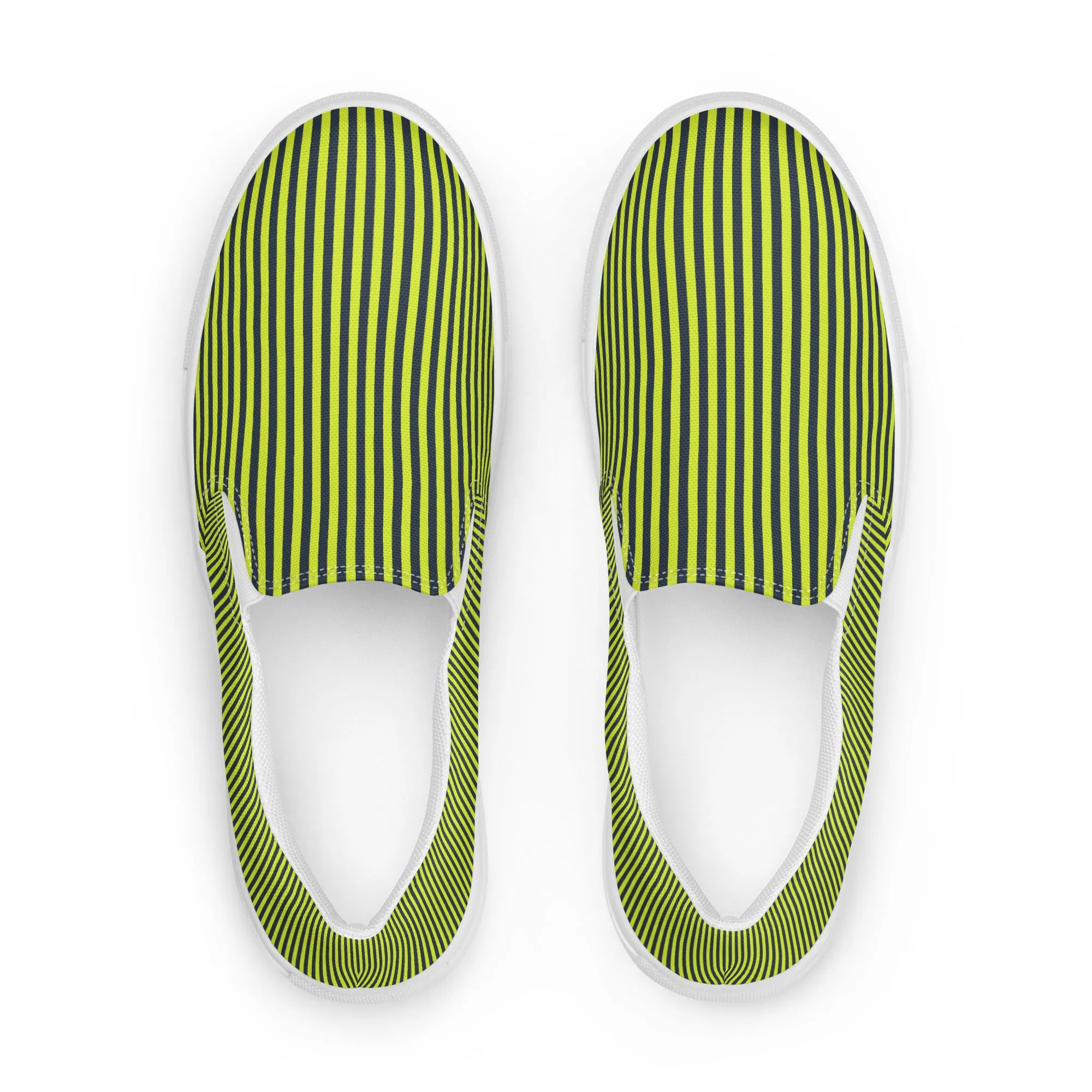 Grasshopper Green Summertime Women’s slip-on canvas shoes