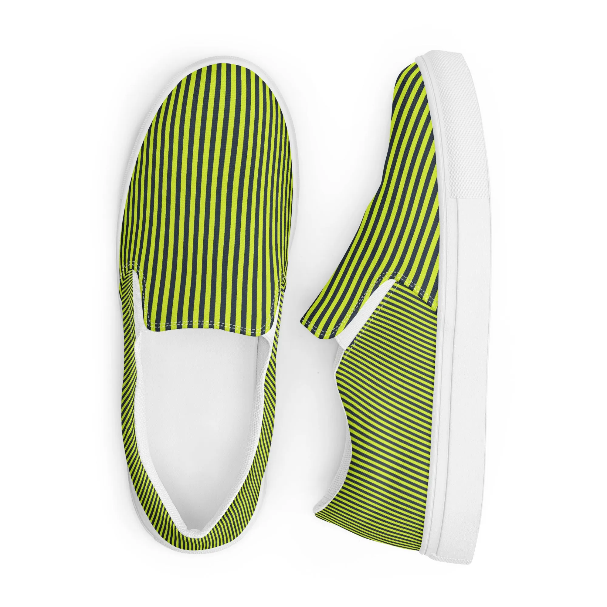 Grasshopper Green Summertime Women’s slip-on canvas shoes