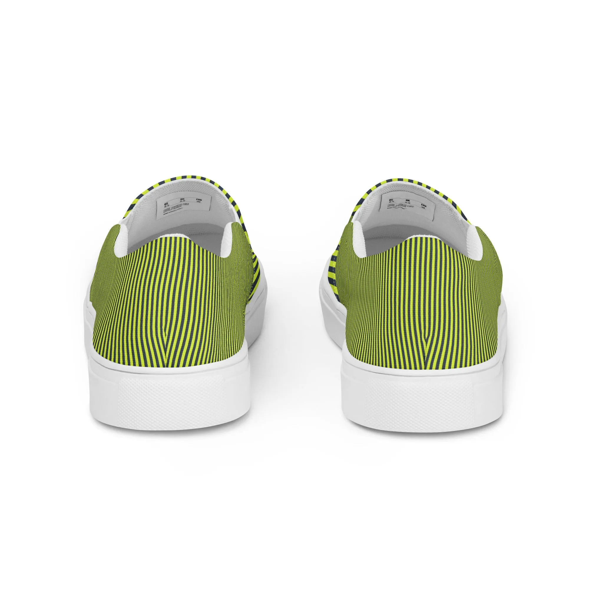 Grasshopper Green Summertime Women’s slip-on canvas shoes