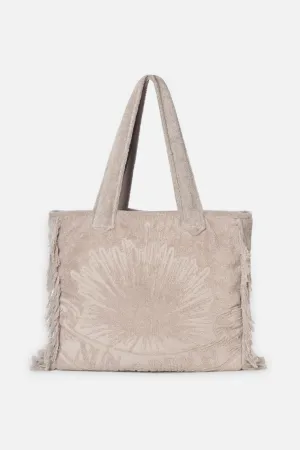 Greige | Terry Tote Beach Bag