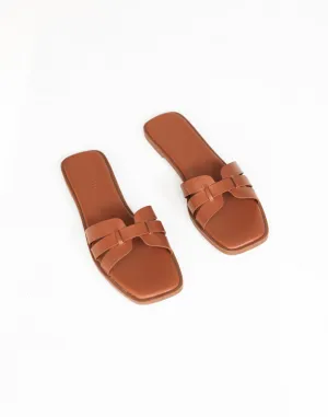 Gretal Slides (Tan) - By Billini