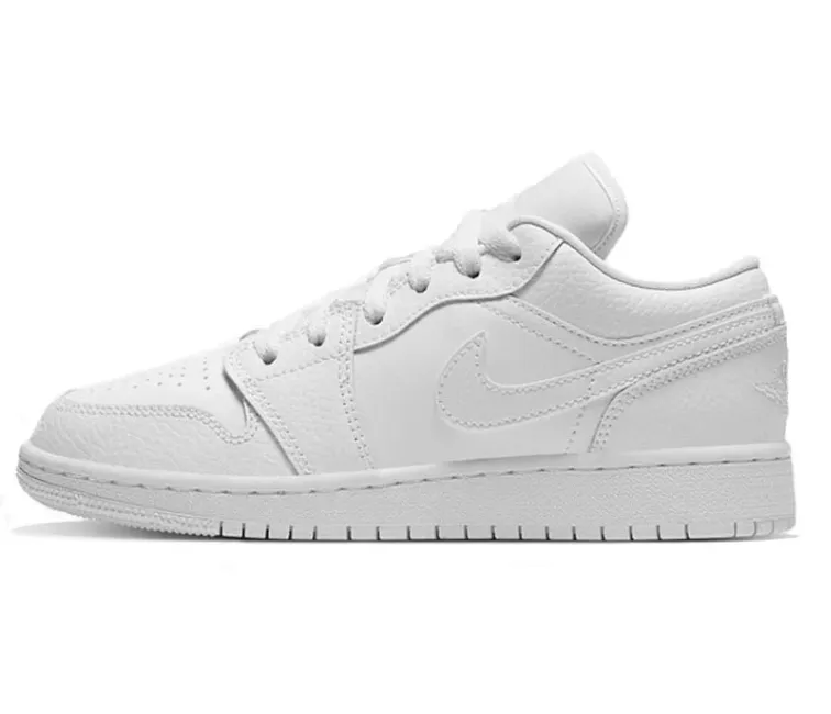 GS Nike Air Jordan 1 Low (White/White)