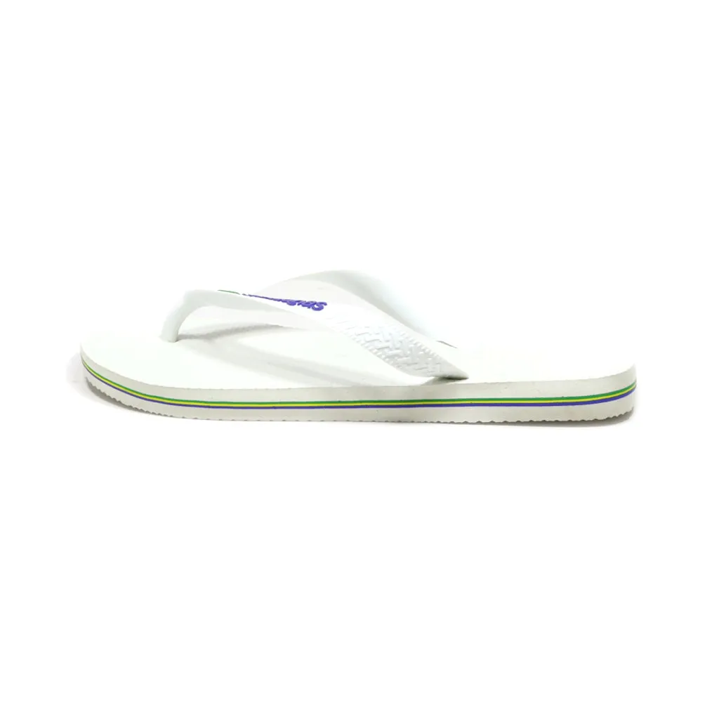 Havaianas Flip Flops Rubber White Colour For Women