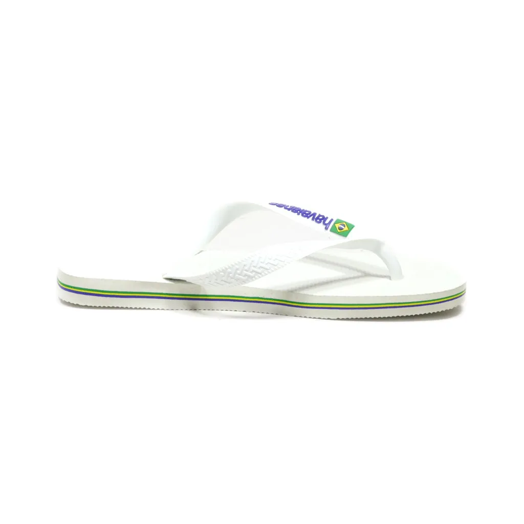 Havaianas Flip Flops Rubber White Colour For Women