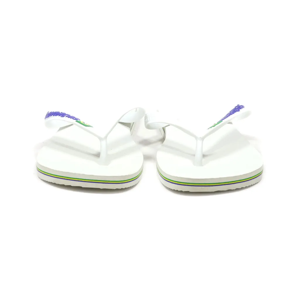 Havaianas Flip Flops Rubber White Colour For Women