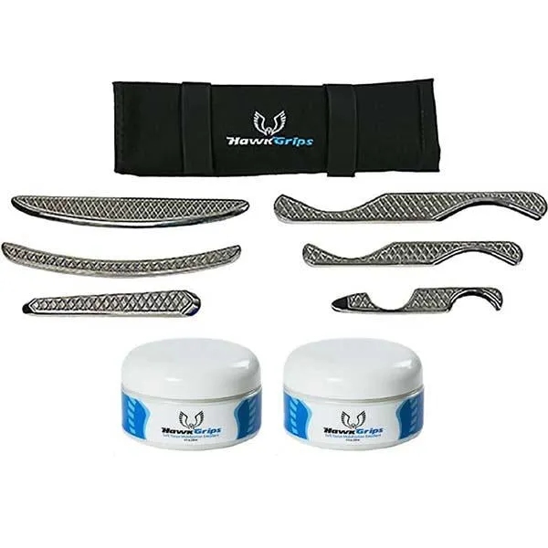 HawkGrips IASTM Myofascial Release Tools Kit