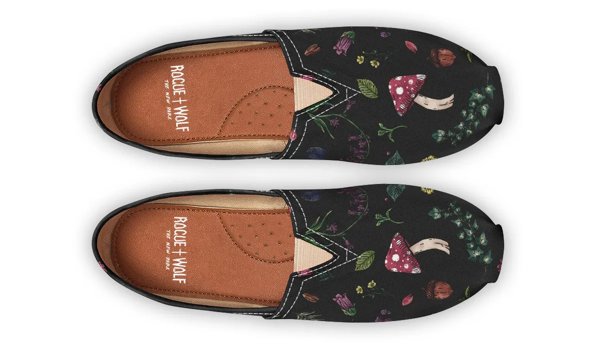 Herbology Espadrilles - Lightweight Canvas Slip-Ons with Elastic V for Easy Comfort