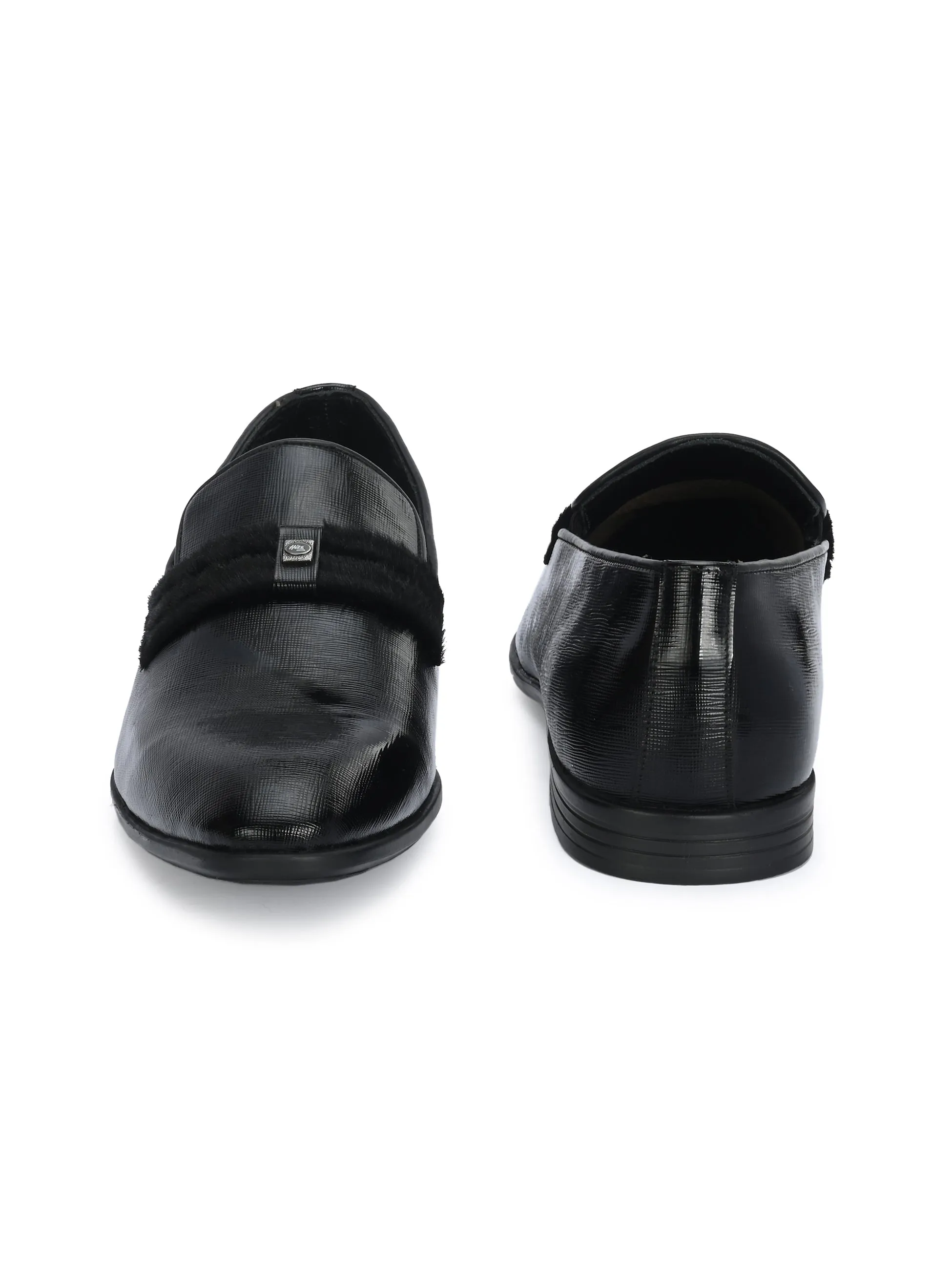 HITZ6346-Men's Black Leather Formal Shoes