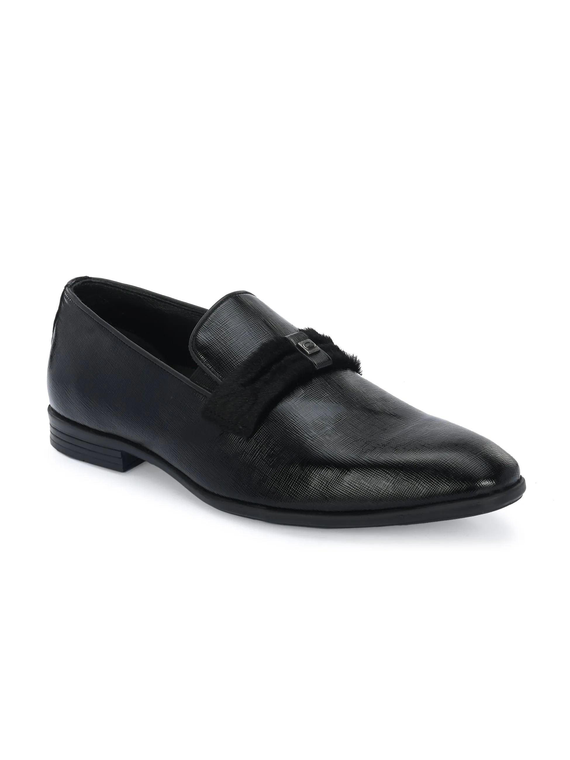 HITZ6346-Men's Black Leather Formal Shoes