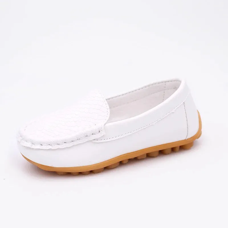 Hot All Size21-36Children Shoe PU Leather Casual Shoe Boy Girl Shoe Soft Comfortable Loafers Slip on Kid Shoes Zapatos Niña