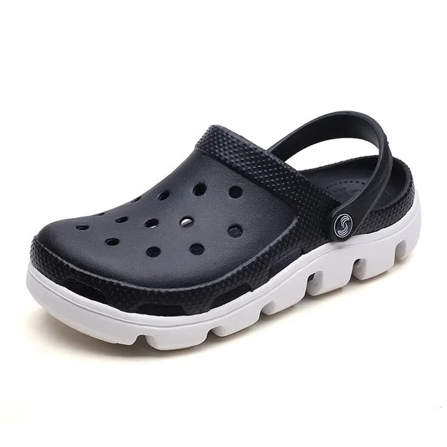 Hot Hole Shoes Male Men Sandals New 2019 crocse Clogs Hombre Sandles Mens Sandals Men Summer Shoes Slippers