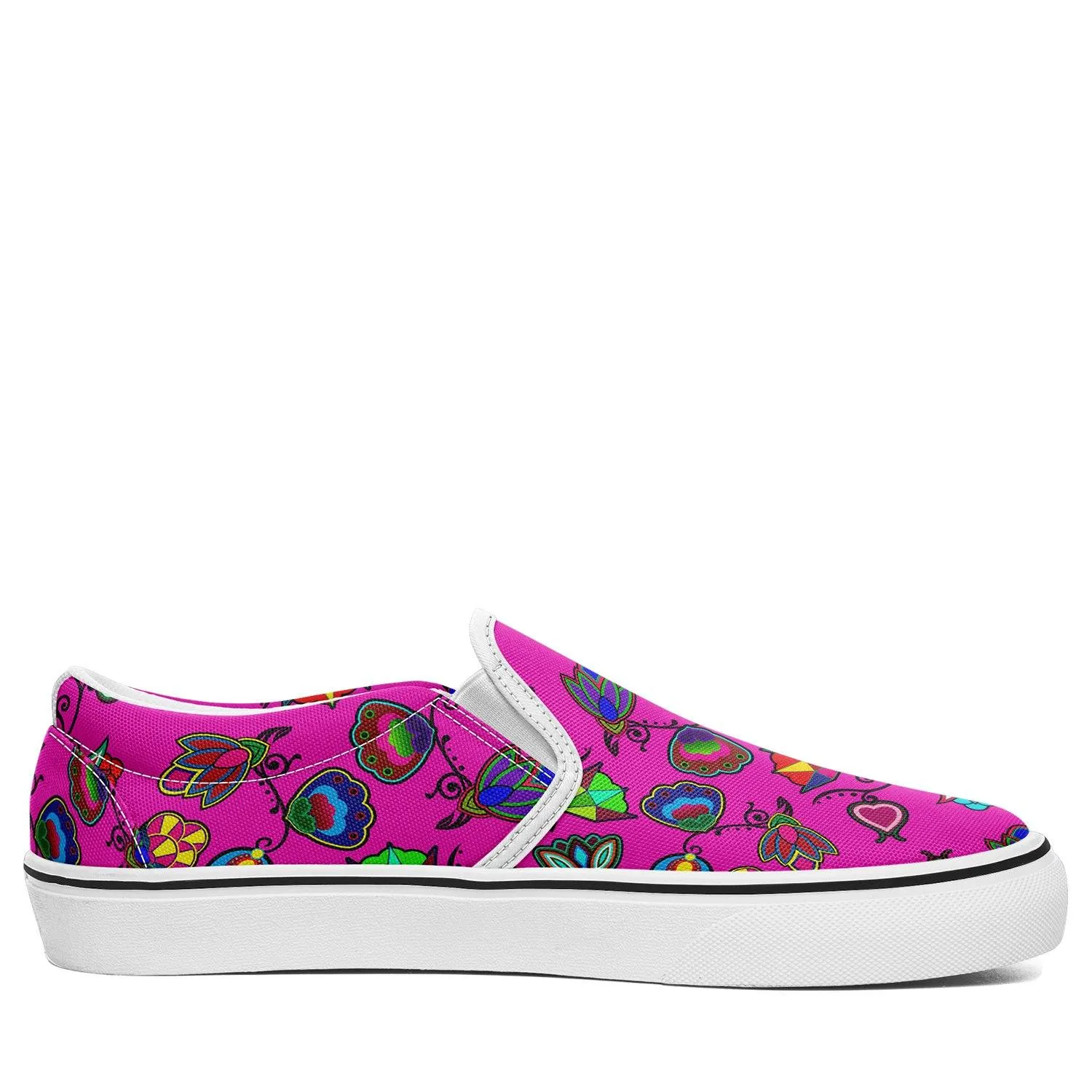 Indigenous Paisley Otoyimm Kid's Canvas Slip On Shoes