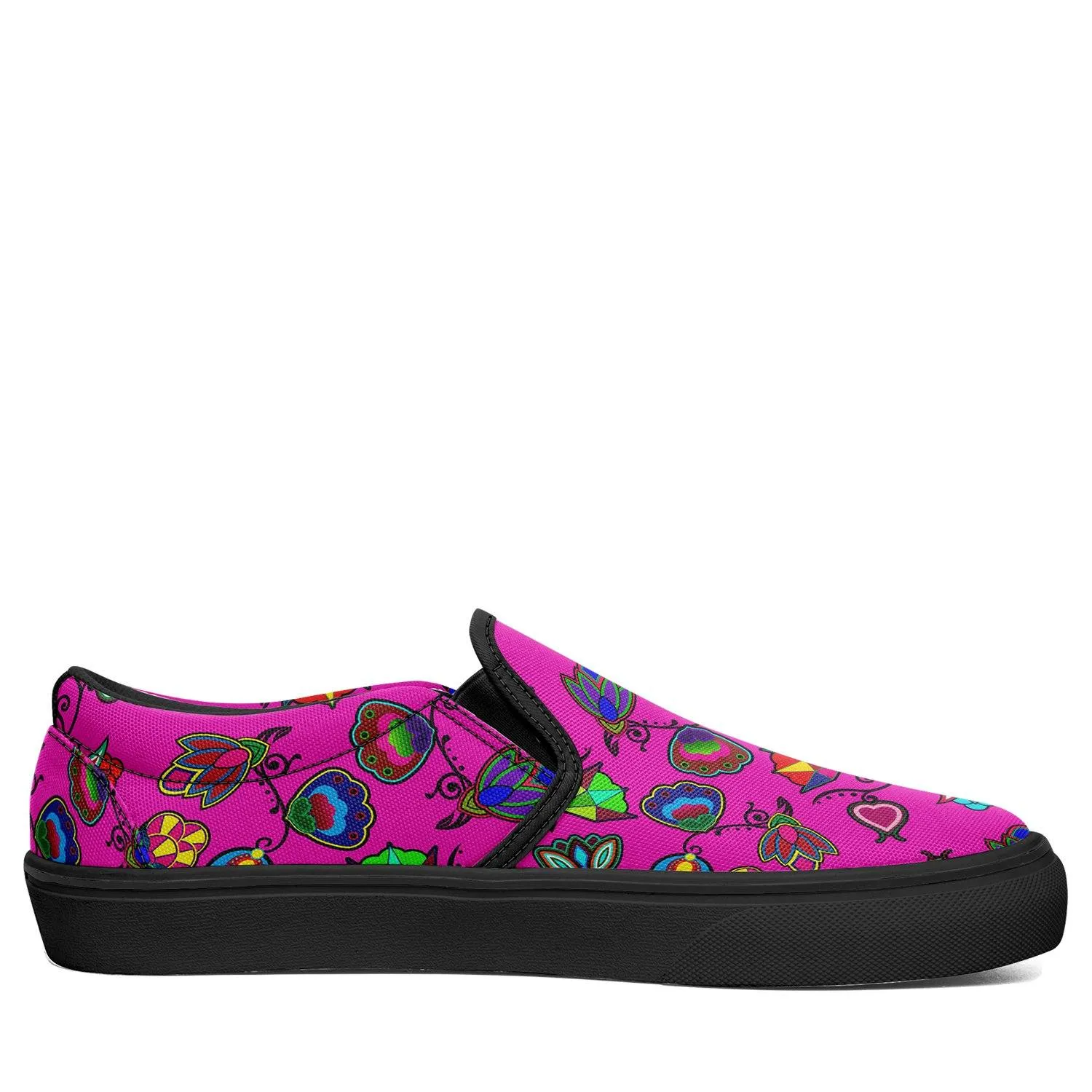 Indigenous Paisley Otoyimm Kid's Canvas Slip On Shoes