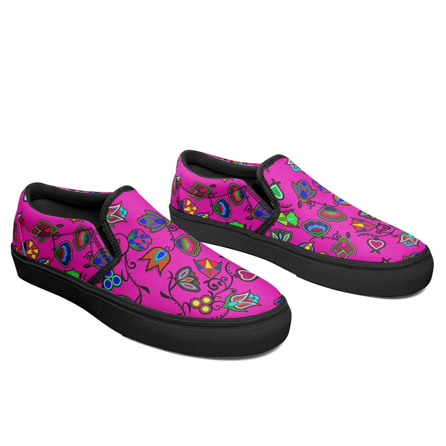 Indigenous Paisley Otoyimm Kid's Canvas Slip On Shoes