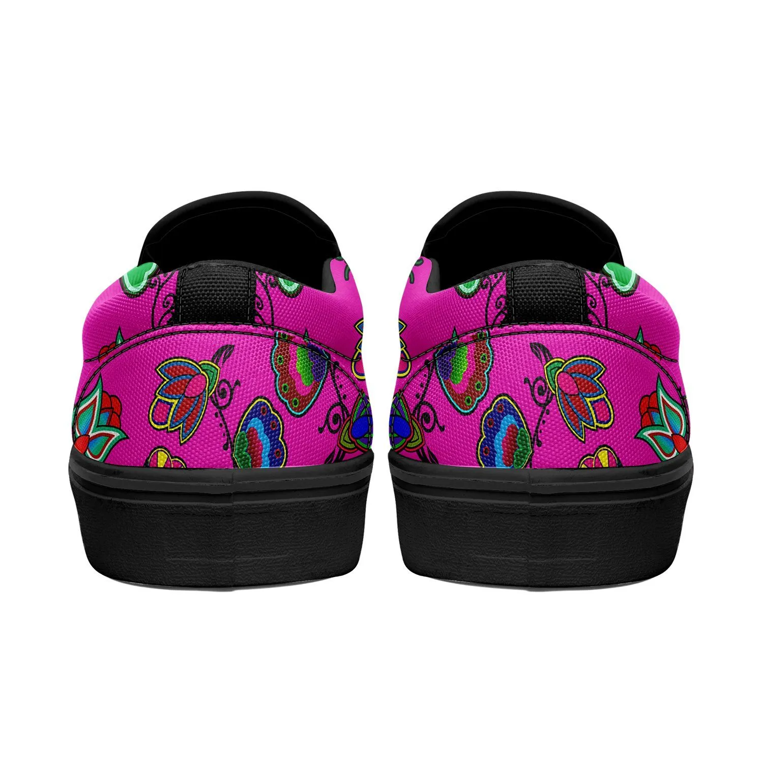 Indigenous Paisley Otoyimm Kid's Canvas Slip On Shoes