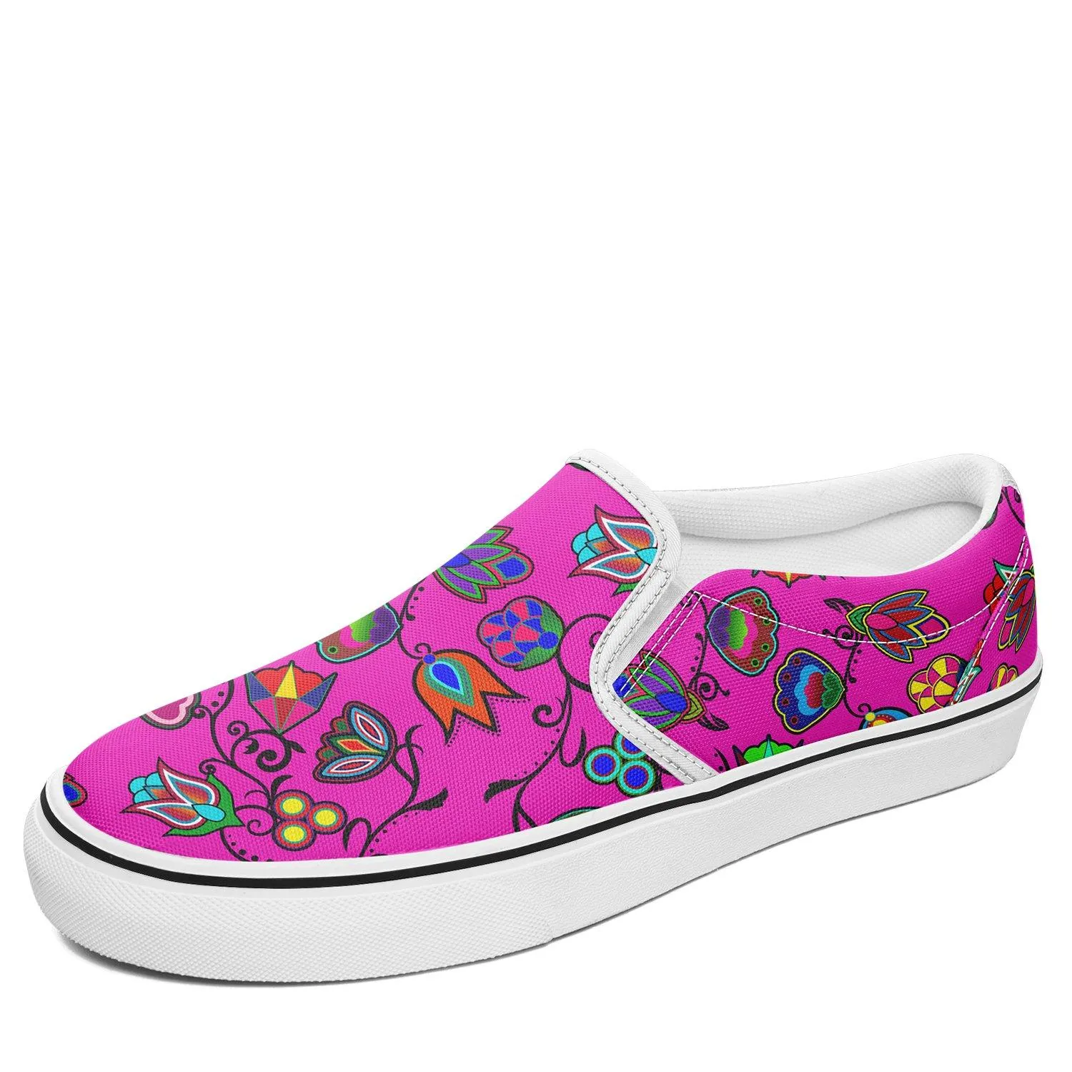 Indigenous Paisley Otoyimm Kid's Canvas Slip On Shoes