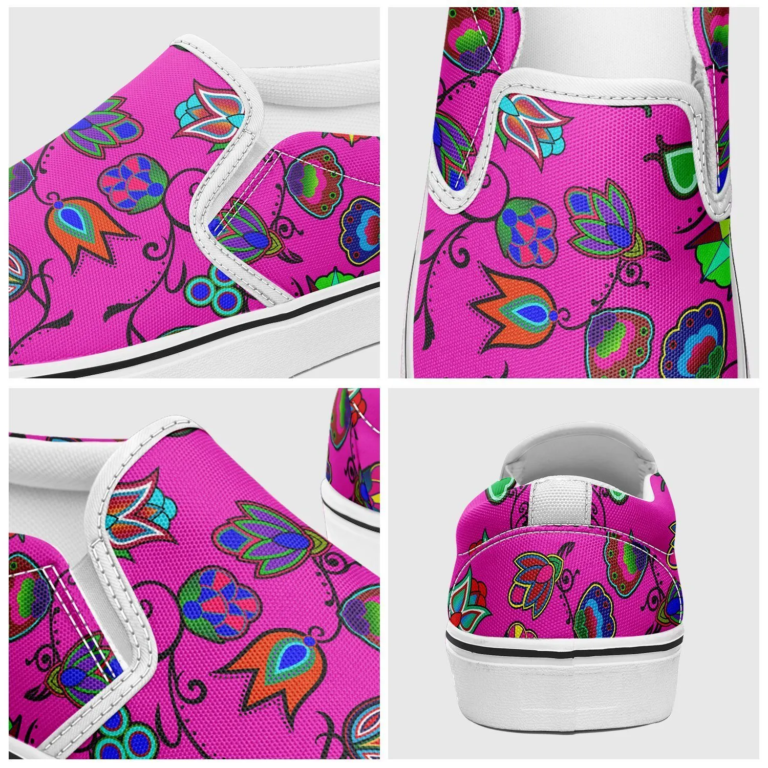 Indigenous Paisley Otoyimm Kid's Canvas Slip On Shoes