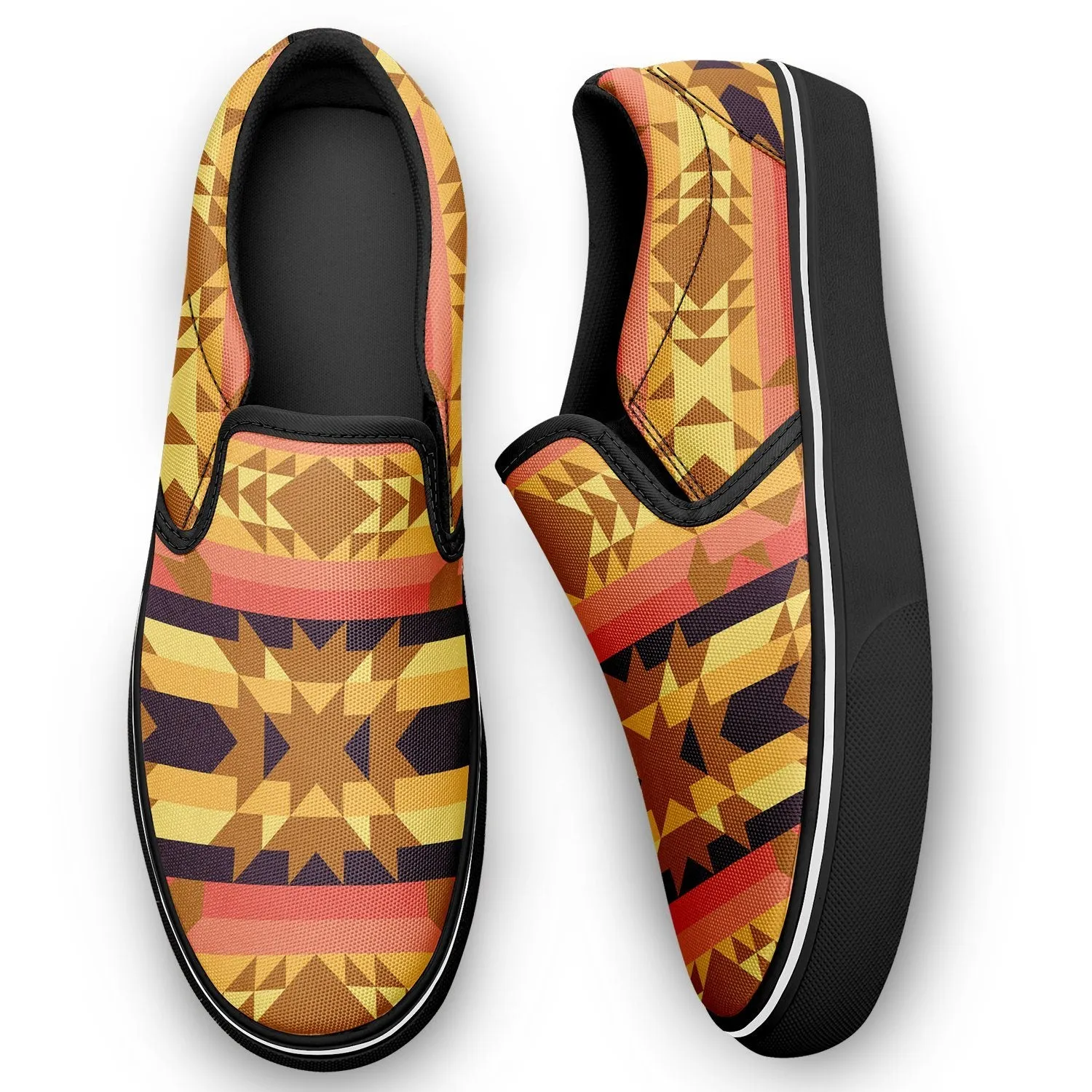 Infinite Sunset Otoyimm Kid's Canvas Slip On Shoes