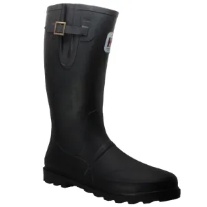 International Harvester Men's Expandable Calf Rubber Boot Black