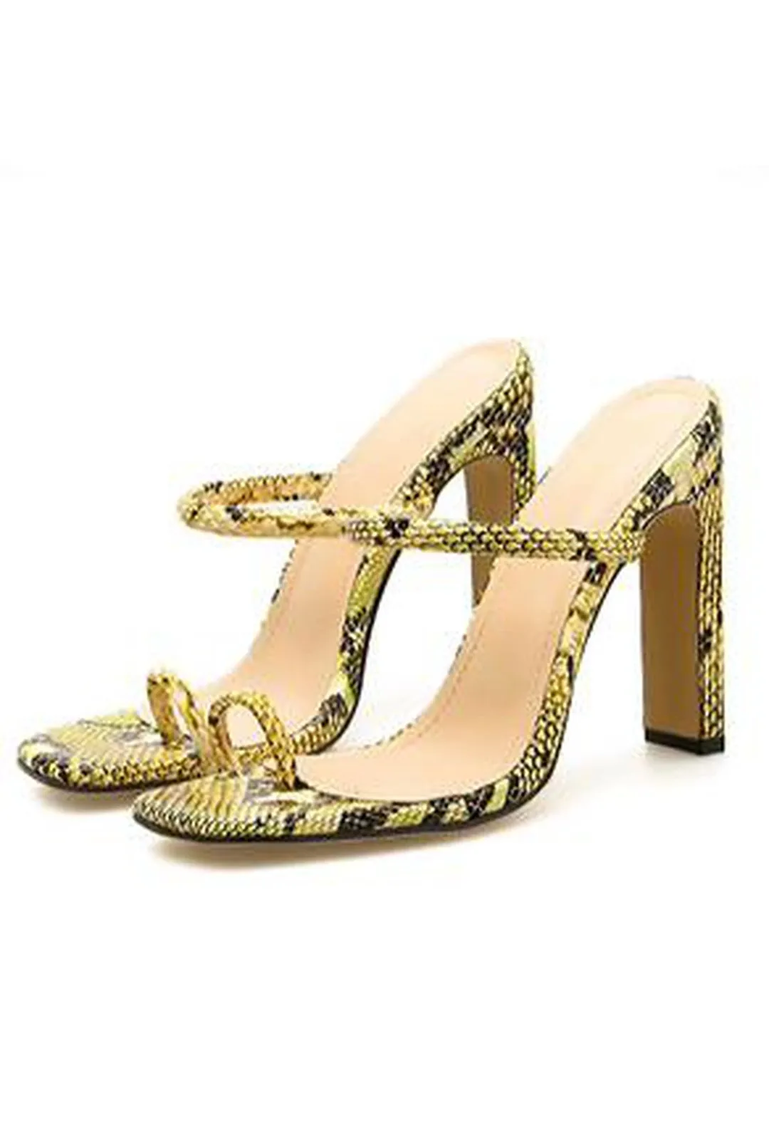 ISABEL - SERPENTINE TOE RING SANDALS